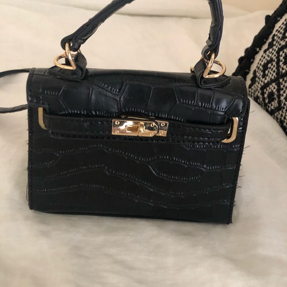 Petite Missguided Croc Bag - Picture 4 of 7